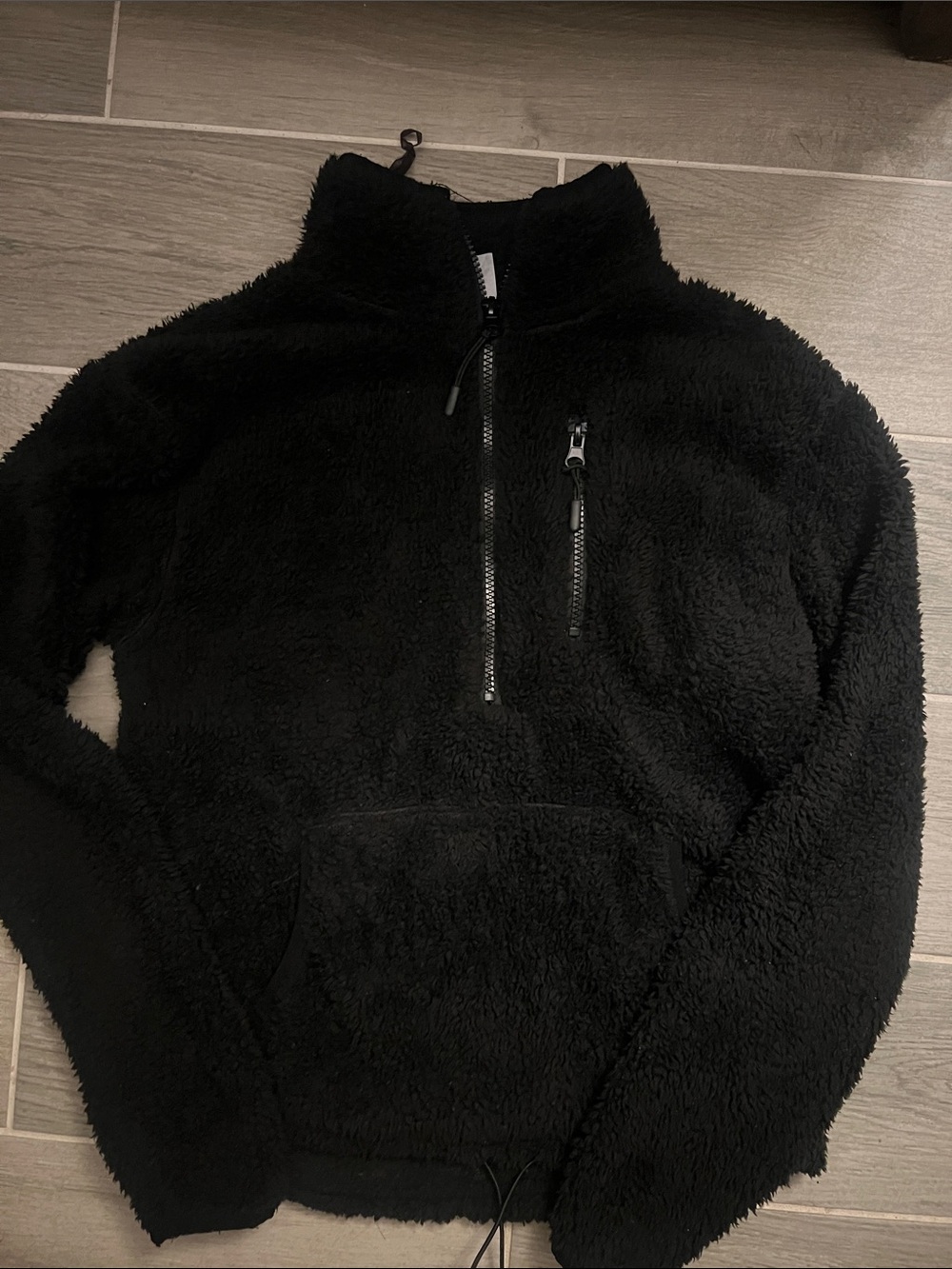 NOBO Black Half-Zip Pullover Sweater - Cozy Layer